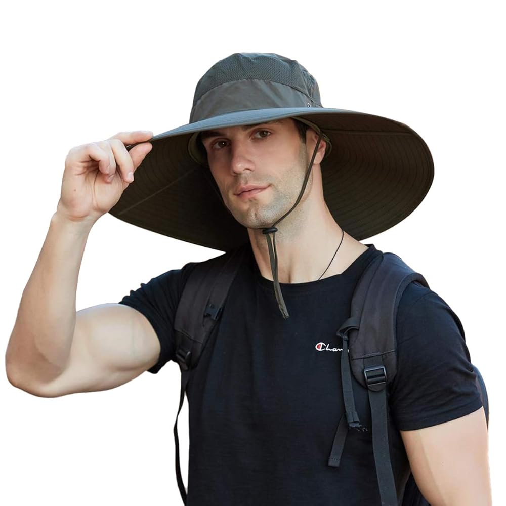 Amazon.com: Leotruny Super Wide Brim Bucket Hat UPF50+